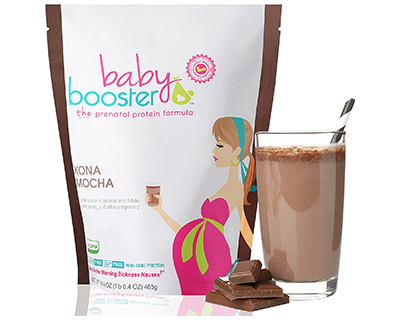 Baby Booster Chocolate Mocha Prenatal Vitamin Protein Shake