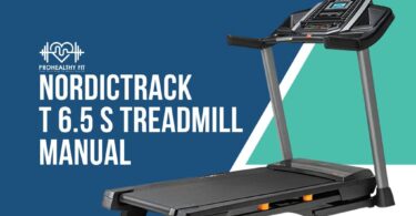 Nordictrack t 6.5s Treadmill Manual